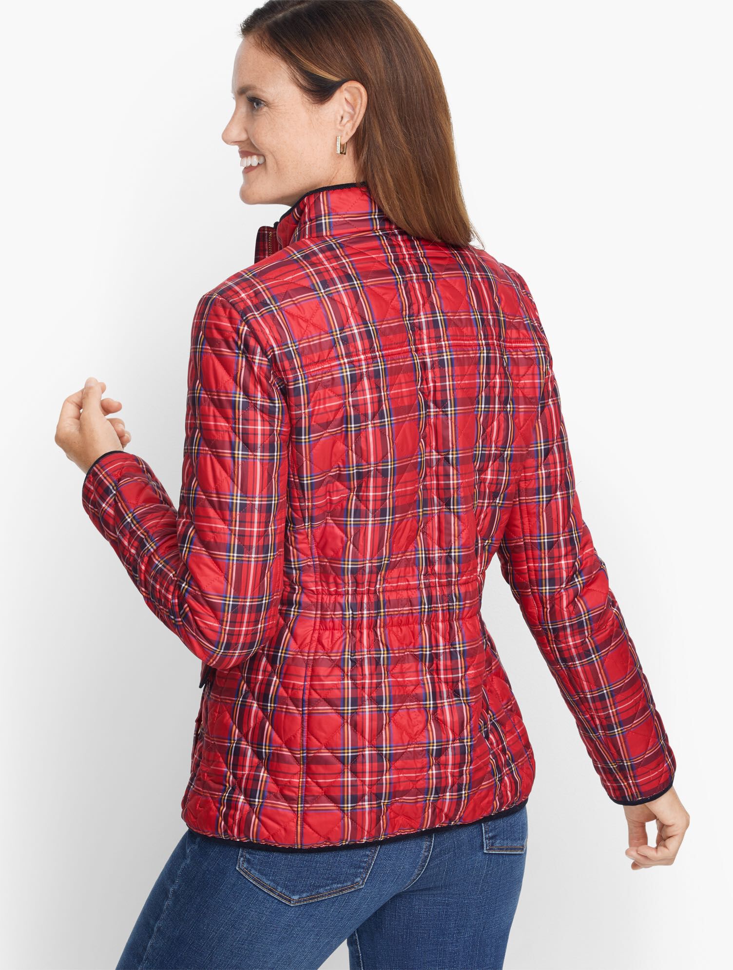 Quilted Plaid Jacket
