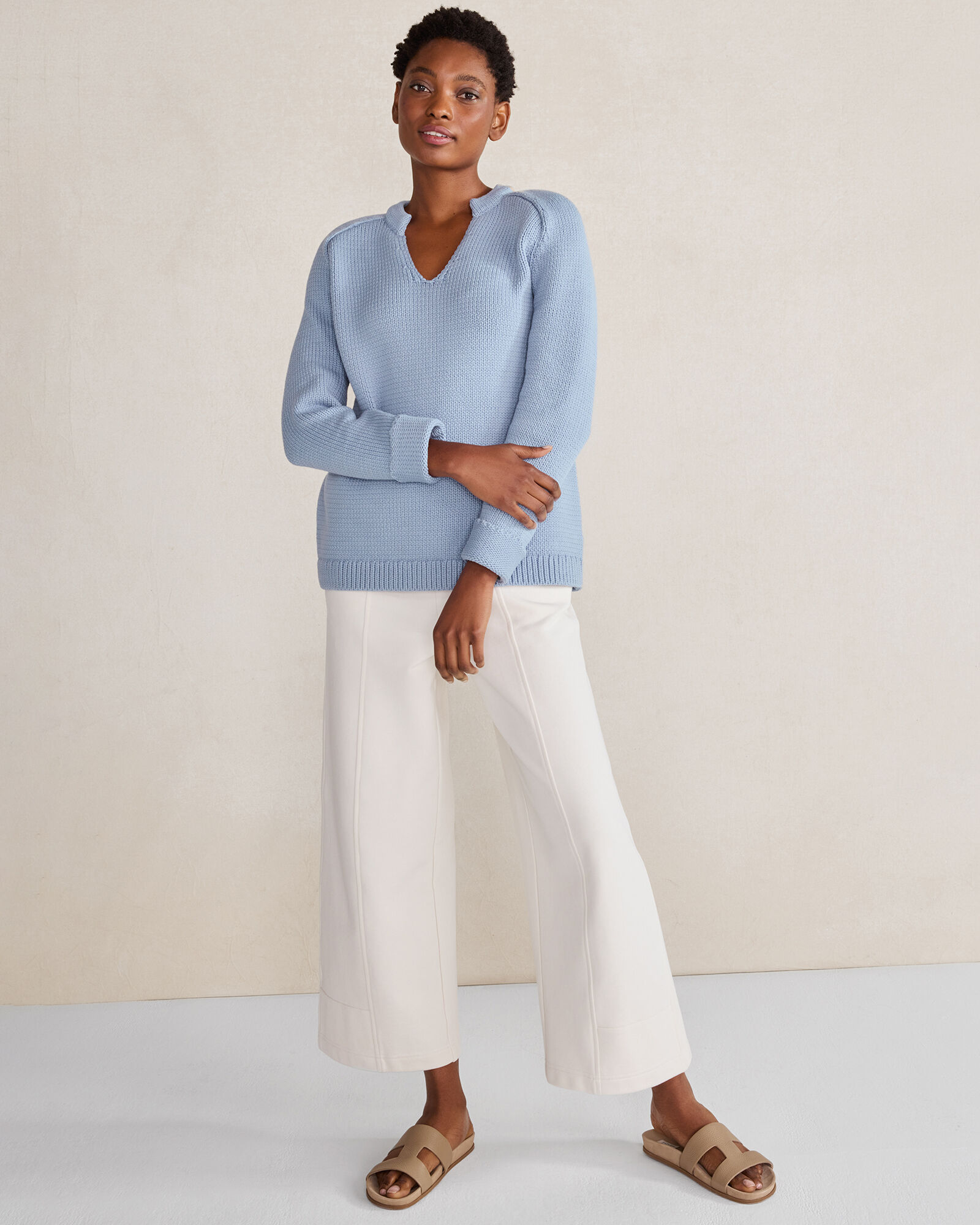 Split-Neck Sweater | Haven Well Within