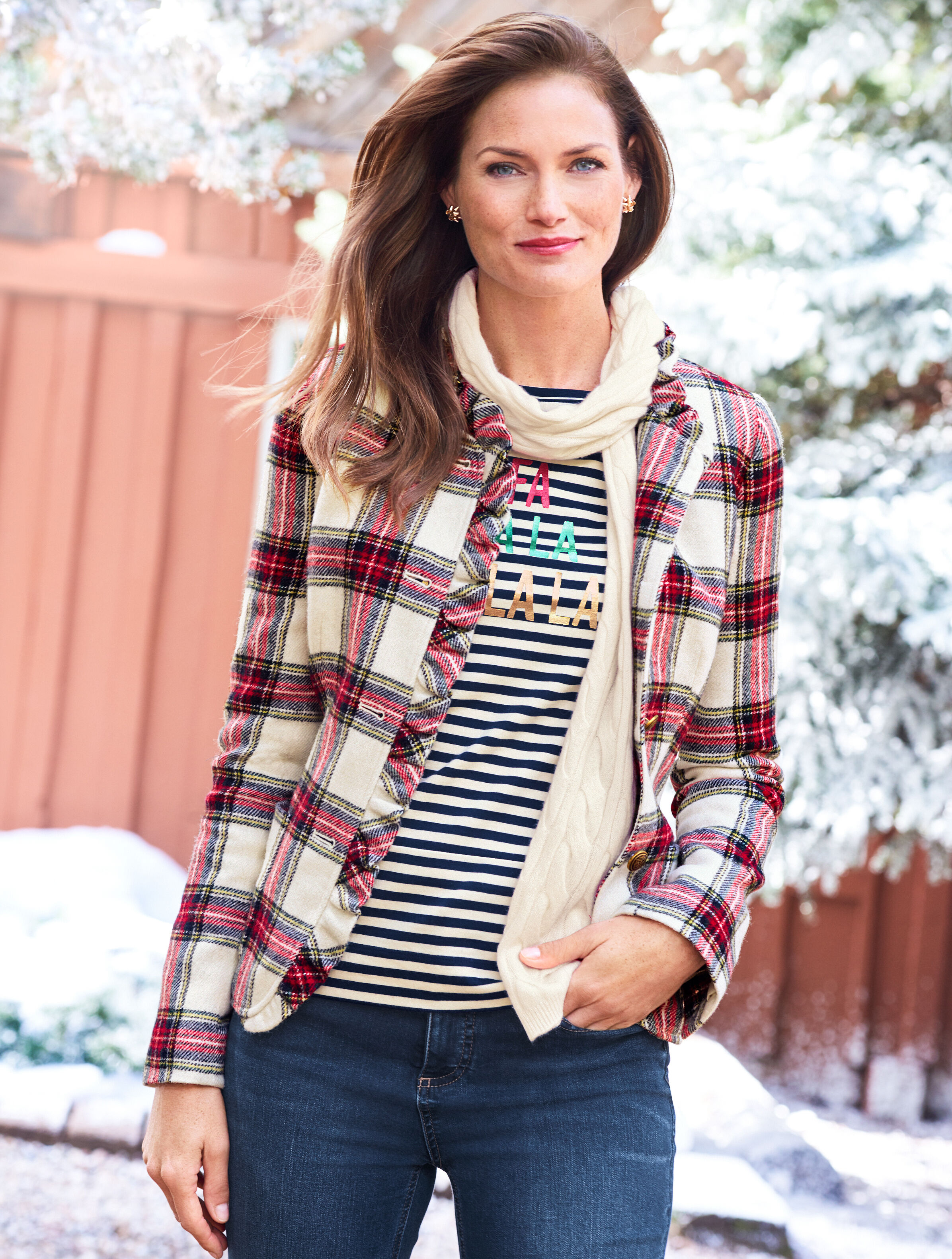 Talbots sale plaid jacket