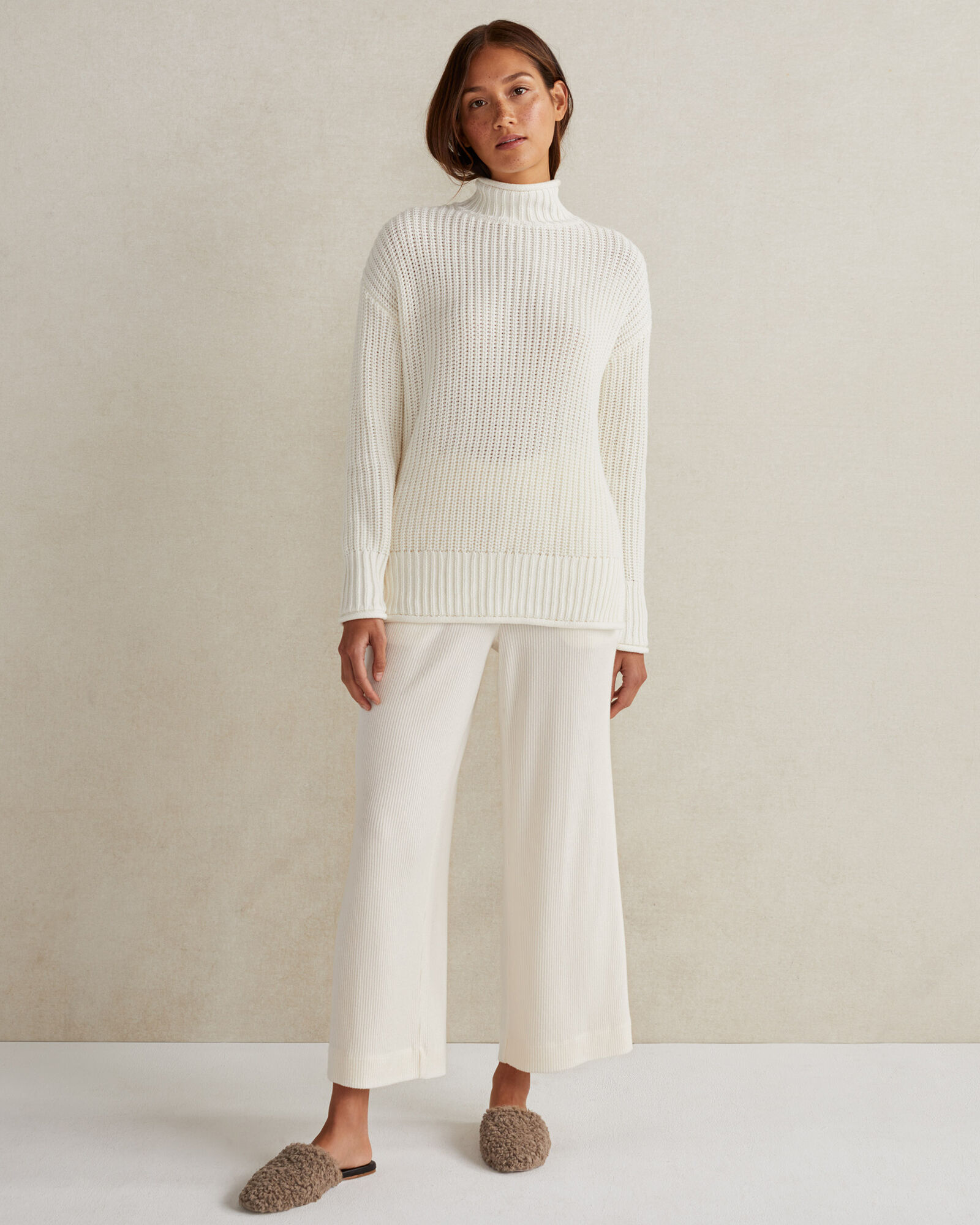 Shaker Turtleneck Tunic