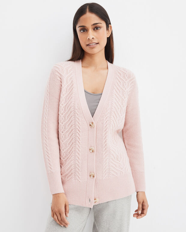 Cashmere Cable Cardigan | Haven Well Within