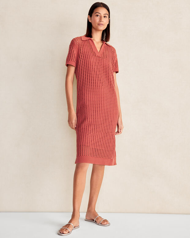 Organic Cotton Open Stitch Dress