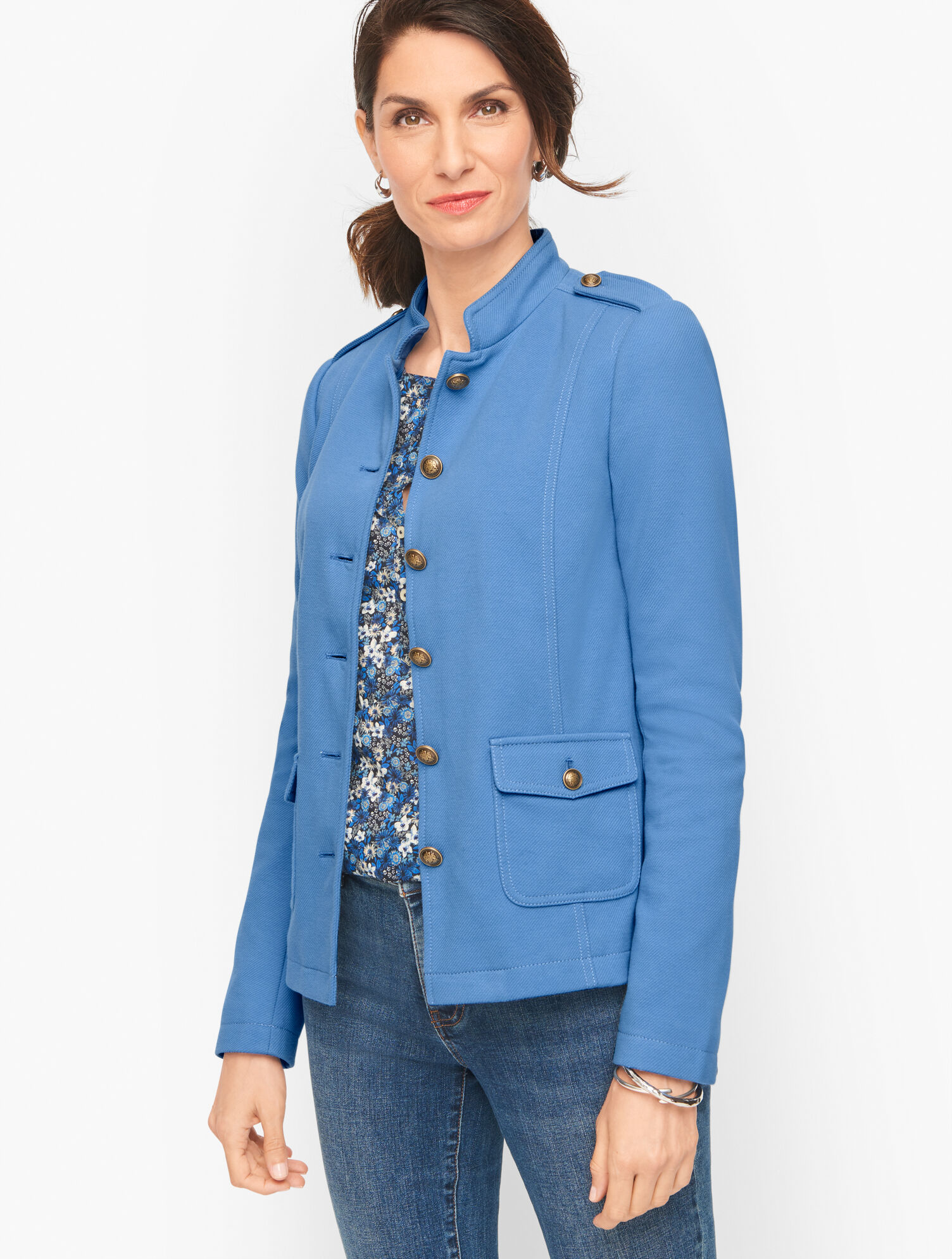 Knit Band Jacket | Talbots