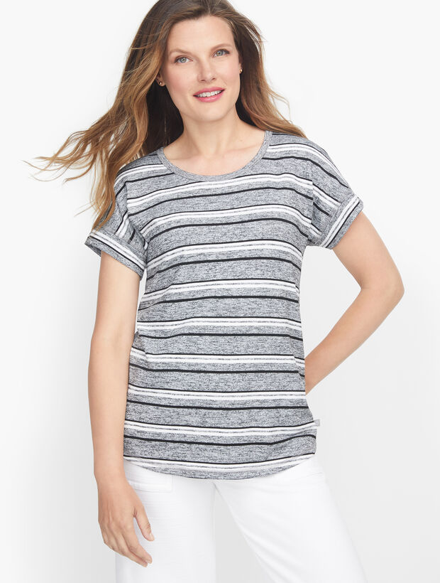 Pleated Back Pullover | Talbots