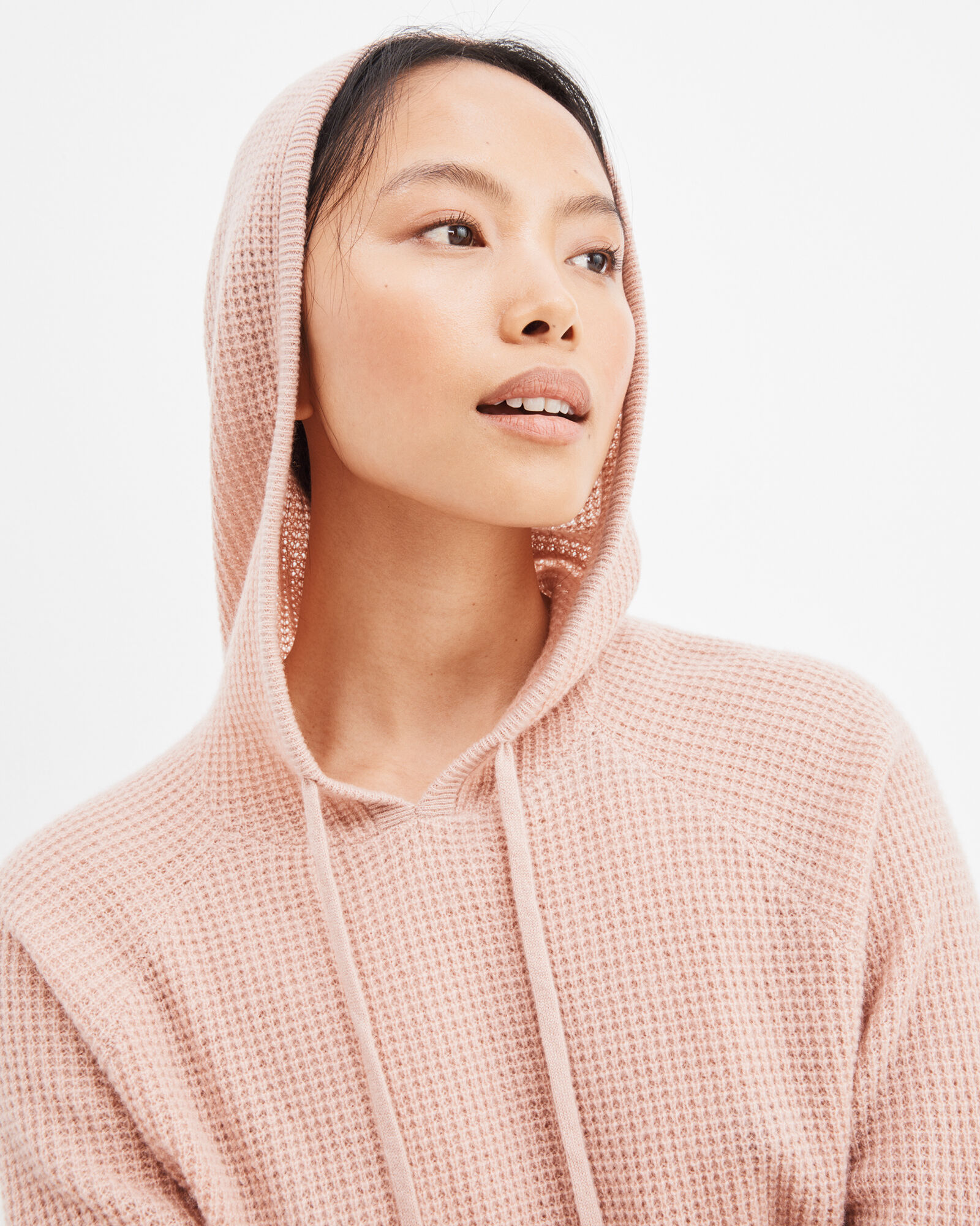 Cashmere Waffle Hoodie Haven Well Within