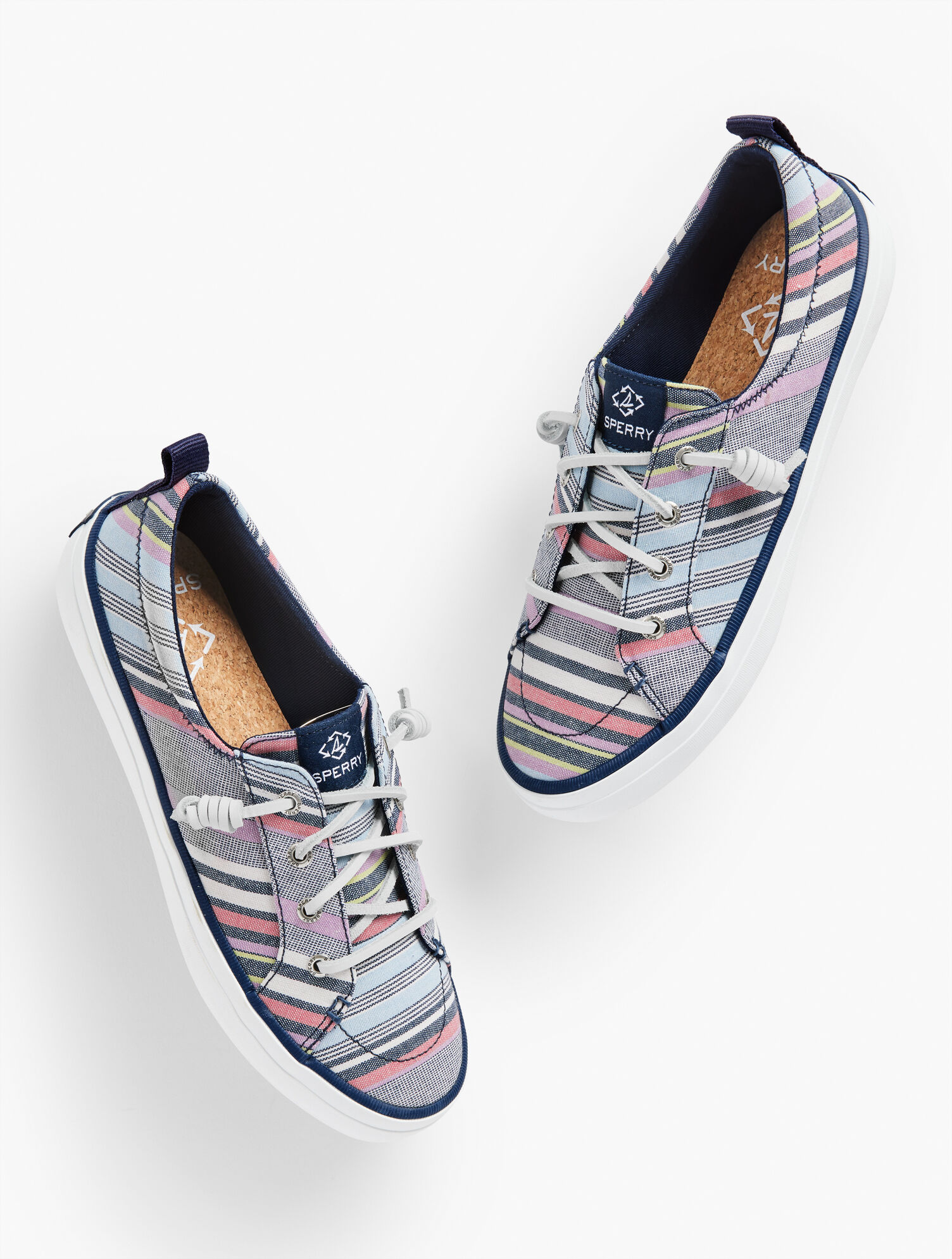 Sperry® Crest Vibe Sneakers - Seacycled Chambray | Talbots