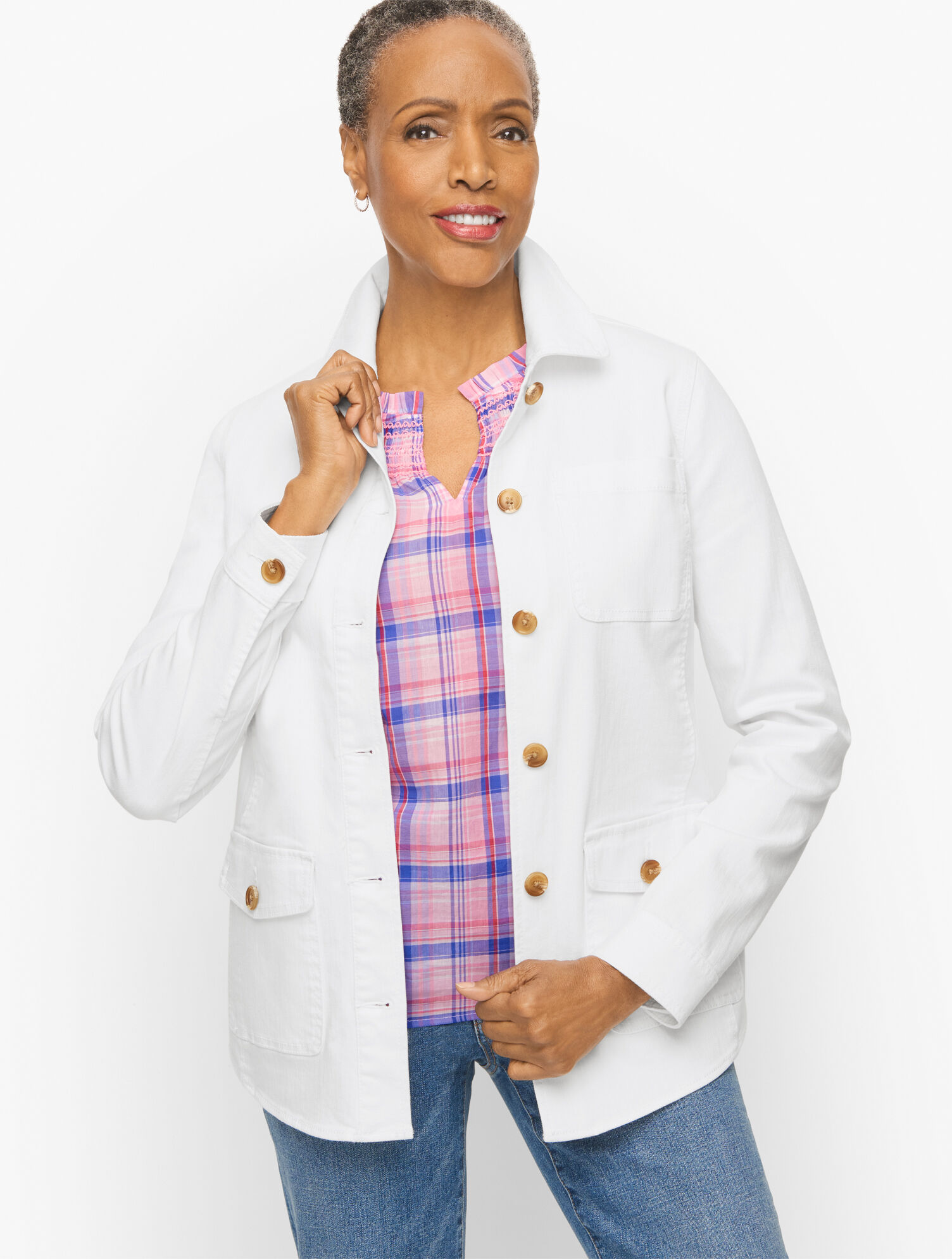 Talbots clearance jean jacket