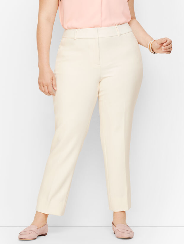 Plus Size Talbots Hampshire Ankle Pants - Lined Ivory | Talbots