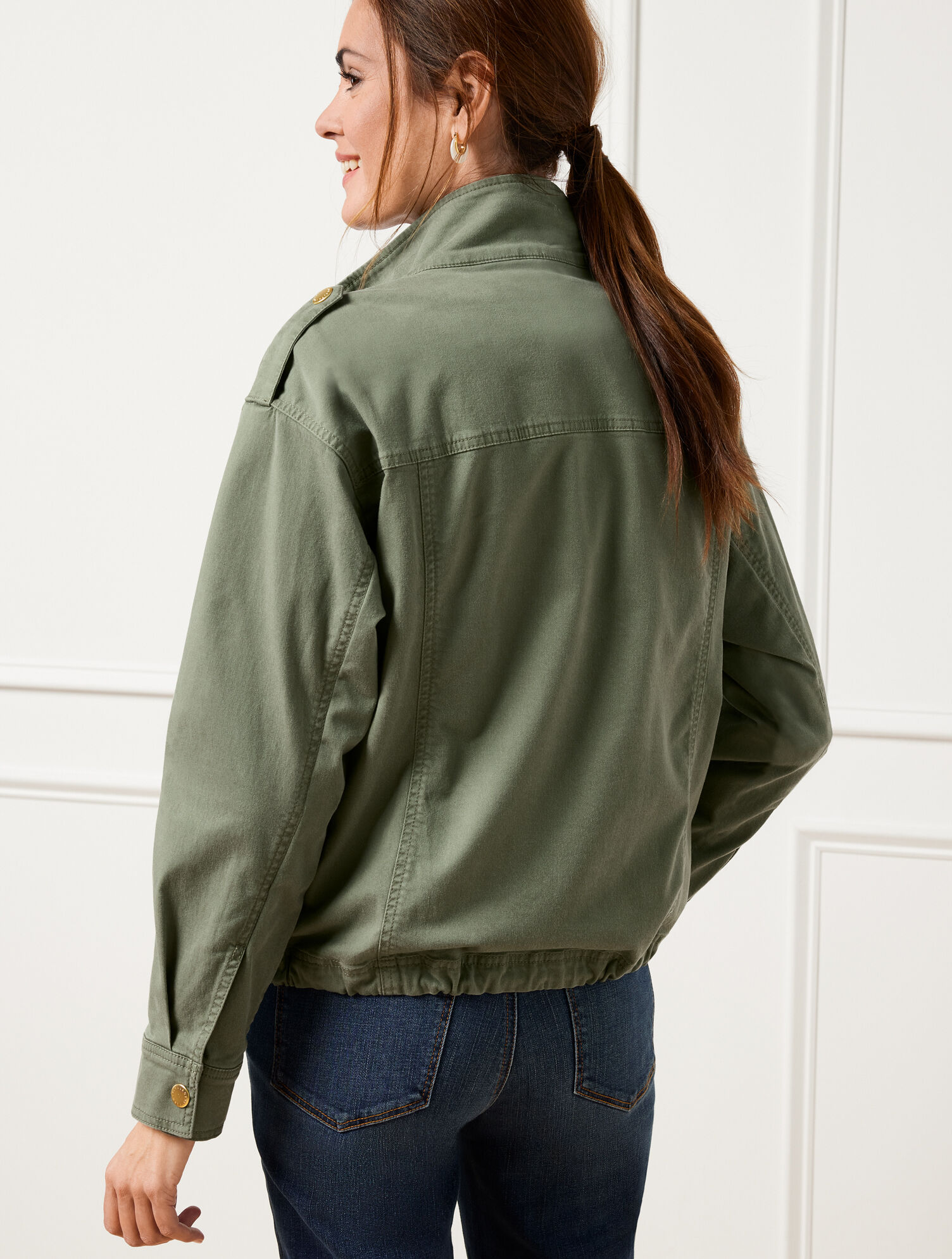 Cropped Field Jacket | Talbots