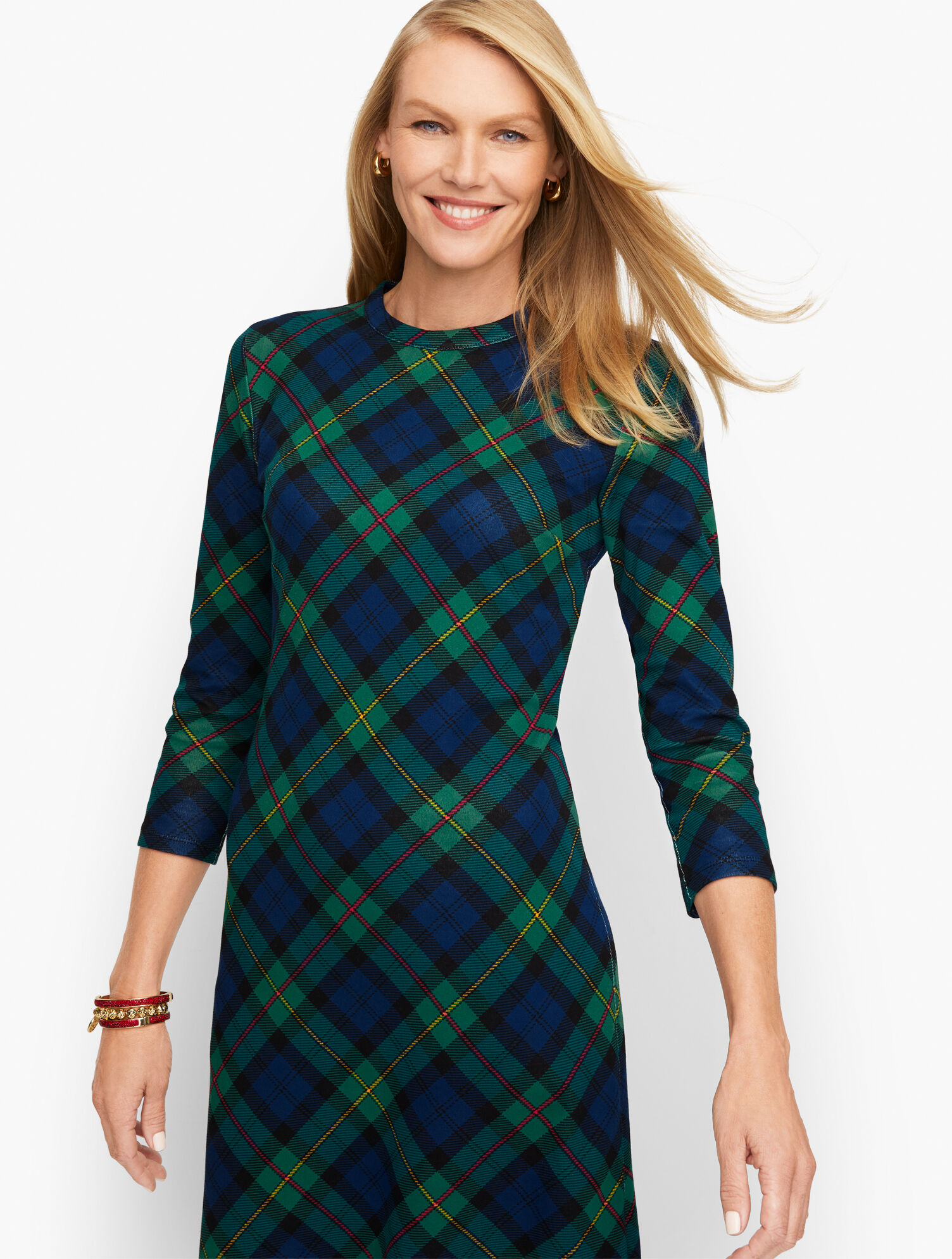 Ladies black sale watch tartan dress