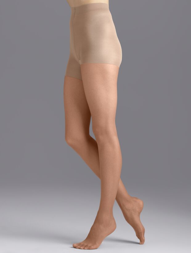 Plus Stockingsplus Size Control Top Tights For Women - Solid Nylon Spandex  Hosiery