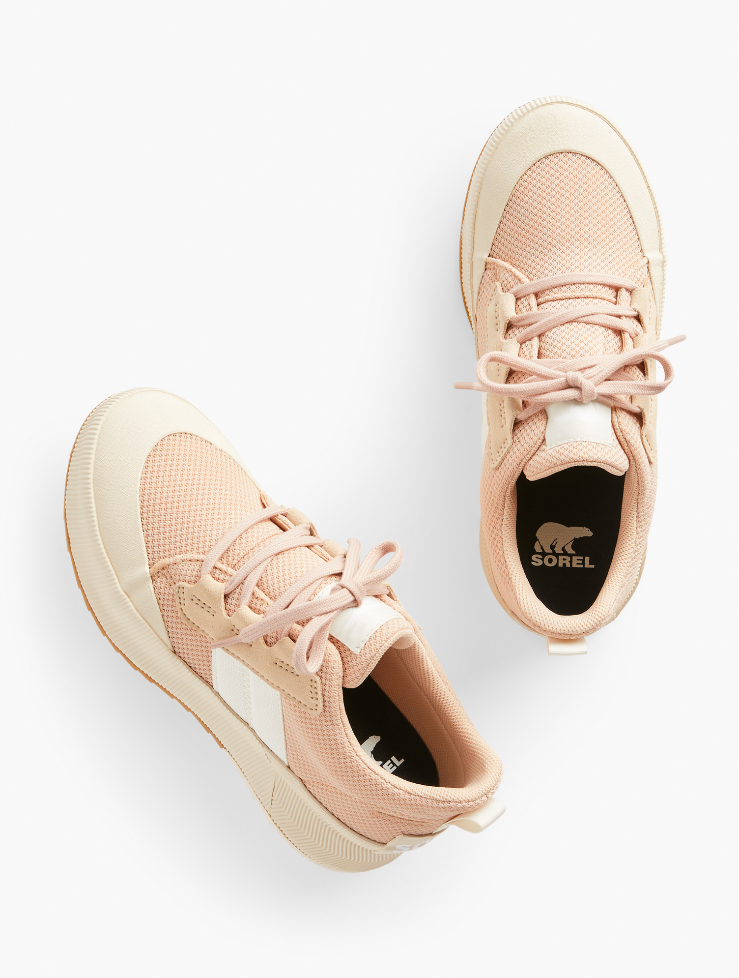 TALBOTS OUT N ABOUTÂ¢ WATERPROOF SNEAKERS - NOVA SAND/CHALK - 9M TALBOTS